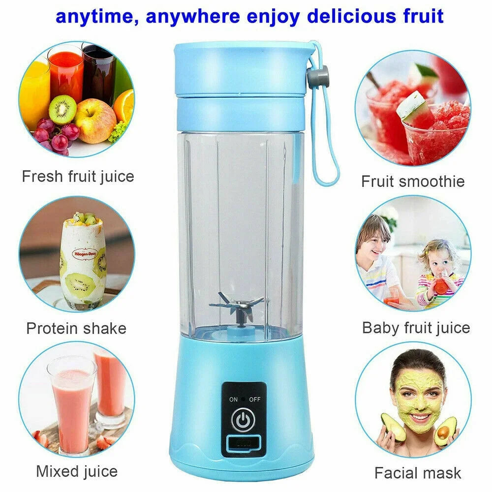 USB Portable coffee cup mini juicer blender travel charger